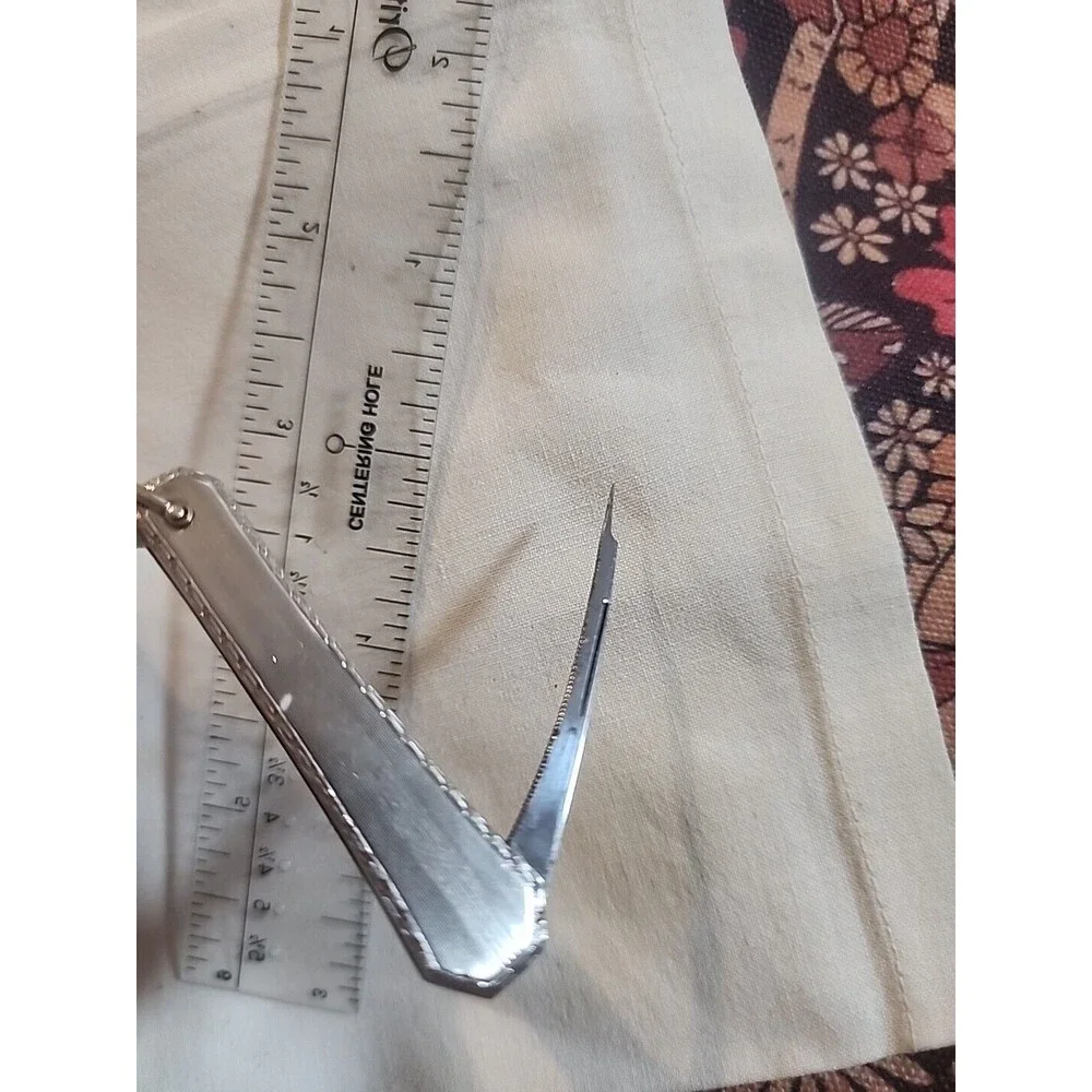 Vintage Elgin Pocket Watch Knife Pocket Knife Silver Knife In Case Elgin Lot